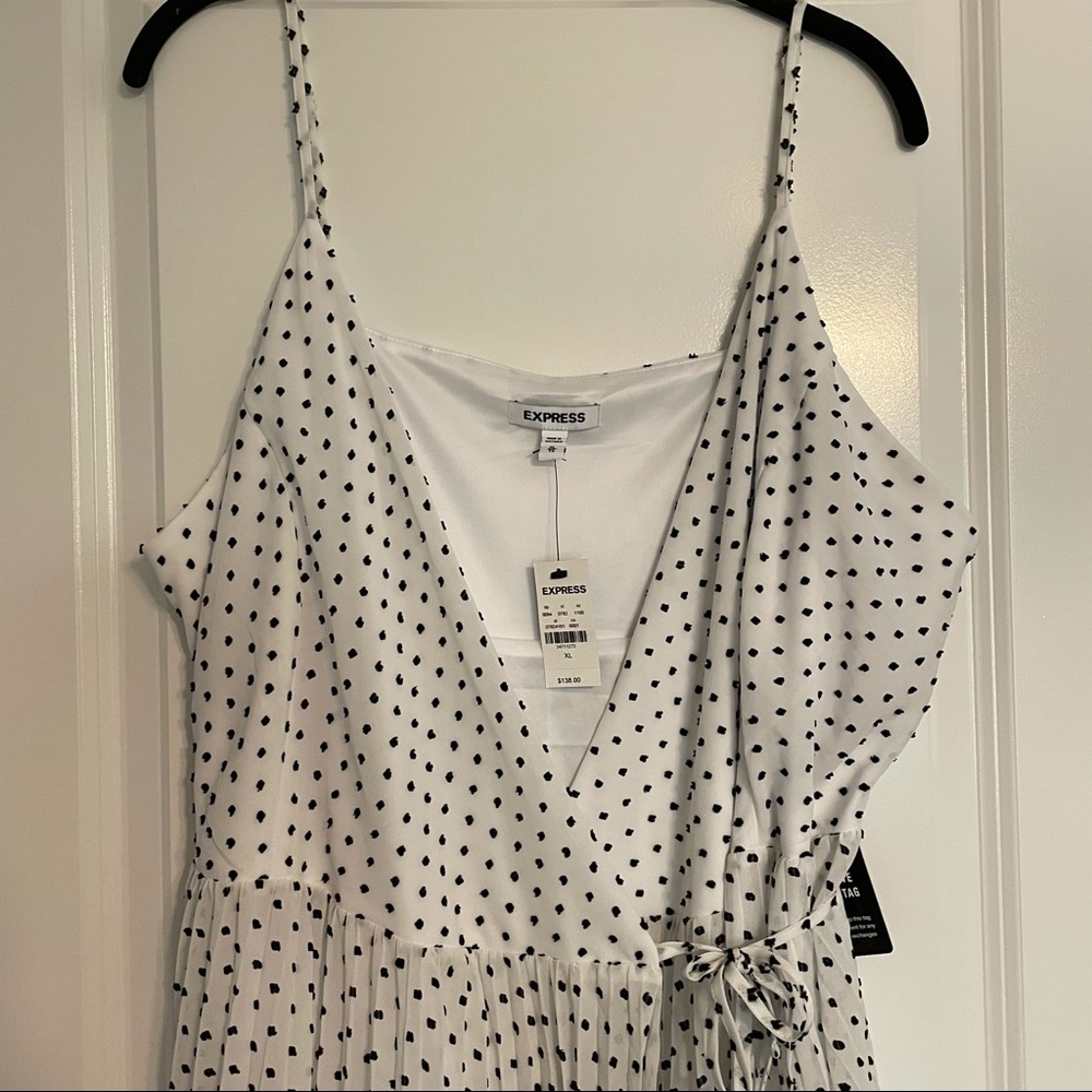 Express wrap maxi dress NWT